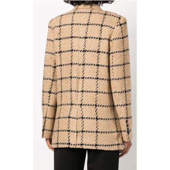 ANINE BING Kaia Check-Pattern Blazer - Picture 2 of 7